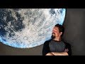 How To Make Giant DIY Moon Wall Art - no power tools, under $100