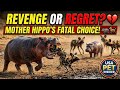 REVENGE or REGRET? 😱 Mother Hippo's Fatal Choice! 🦛💔 #USAPetInsider: