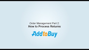 Order Management Part 2: How to Process Returns | AddtoBuy