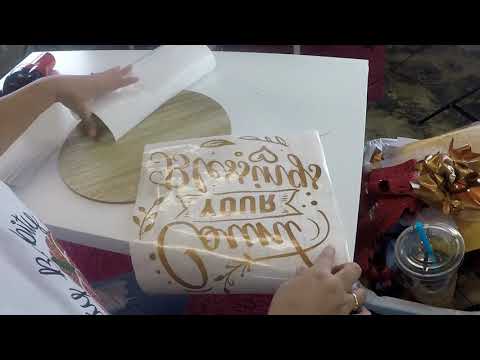 Craftmas Episode 23 :Using a Hair Dryer to Make Your Adhesive Vinyl Stick Better