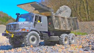 Heavy RC Tippers in Action / Strong RC Vehicles Work At The Real Construction