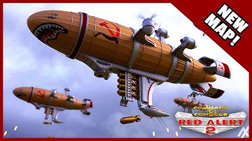 Red Alert 2 | Spatial Awareness Map By: DGMB | (7 vs 1 + Superweapons)