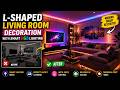Fix Your L Shaped Living Room 🤯 Smart RGB Setup That Changes Everything