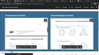Math Exit Ticket Packets