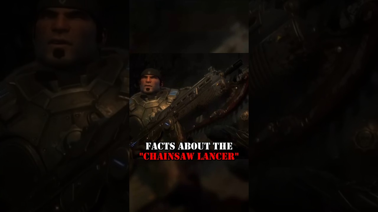The Chainsaw Lancer is a legendary video game weapon! #gearsofwar #gears5 #gearslore #shorts