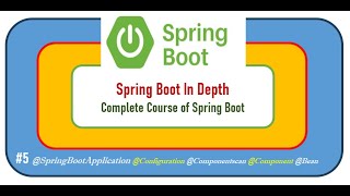 Different Between SpringBootApplication Configuration Componentscan Component Bean Annotation