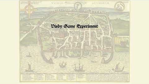 Visby Game Experiment Title