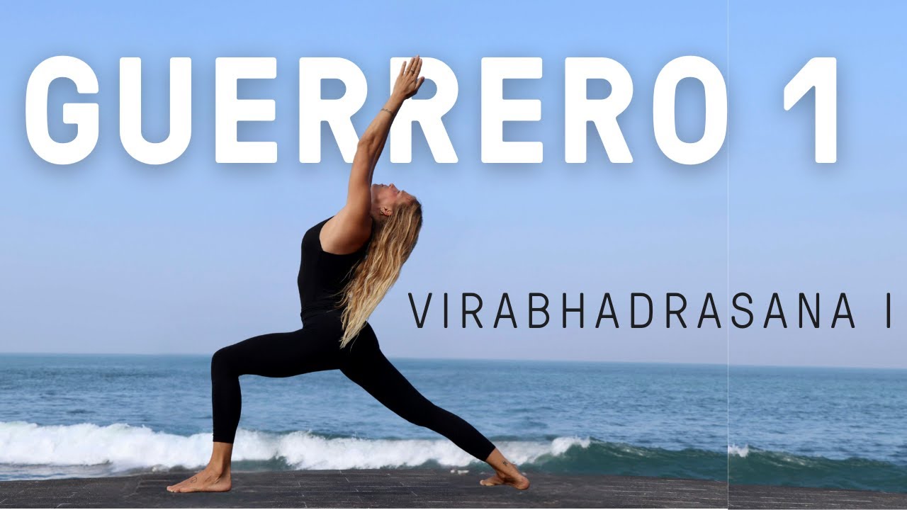 Postura del guerrero I - virabhadrasana I - Lucía Liencres yoga
