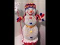 СНЕГОВИК ИЗ МАКАРОН. #Christmas snowman #подарки на новый год своими руками