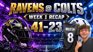 RAVENS @ COLTS WEEK 1  RECAP News