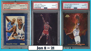 TOP 15 Highest Selling Basketball Cards from the Junk Wax Era on eBay | Jan 8 - 21 Ep 97
