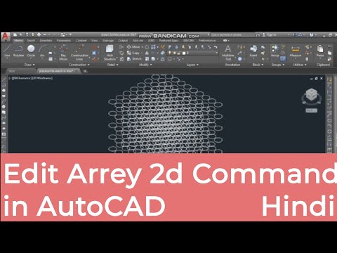 Edit Array Command in Autocad | How to Edit Array in Autocad | Autocad ...