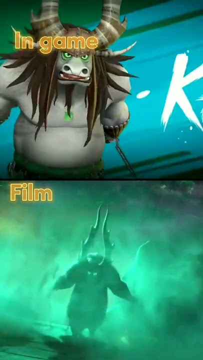 mobile legends x Kungfu panda, in game vs film #short