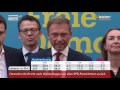 NRW wählt: Rede von Christian Lindner zum Wahlausgang am 14.05.2017