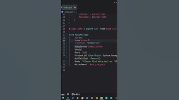 Sending Mail with PowerShell