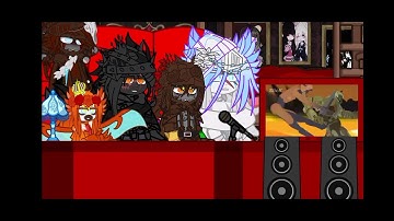 MV Kaijus react to godzilla vs Doom slayer @slick4785 || GXK Monsterverse