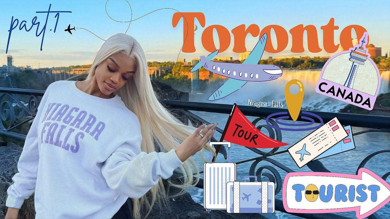 DIANA IN TORONTO 🇨🇦- Fly *13 hrs* with me to Canada, Touring Toronto, Broke my NOSE at Niagra Falls!