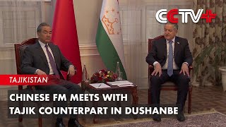 Chinese FM Meets with Tajik Counterpart in Dushanbe