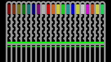 Mix and Separate 2 - The Team Marble Race in Algodoo