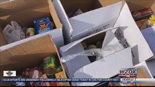 Boxes of Thanksgiving Food delivered to Downtown Rescue Mission to feed over 60 families this season