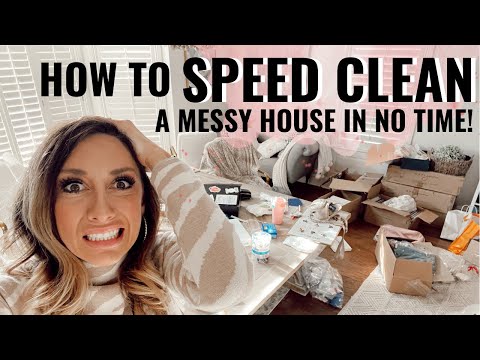 How to speed-clean your house FAST! My secrets to speed-cleaning! | Jordan Page