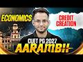 CUET PG Economics 2027 | CUET PG Economics Credit Creation | CUET PG Economics