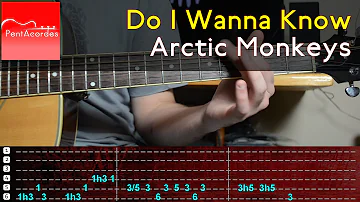 Como tocar DO I WANNA KNOW de ARCTIC MONKEYS en Guitarra Acústica