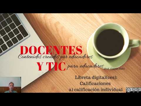 DOCENTES & TIC- Libreta digital (calificaciones individuales)