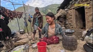 Download lagu nepali village food || lajimbudha ||