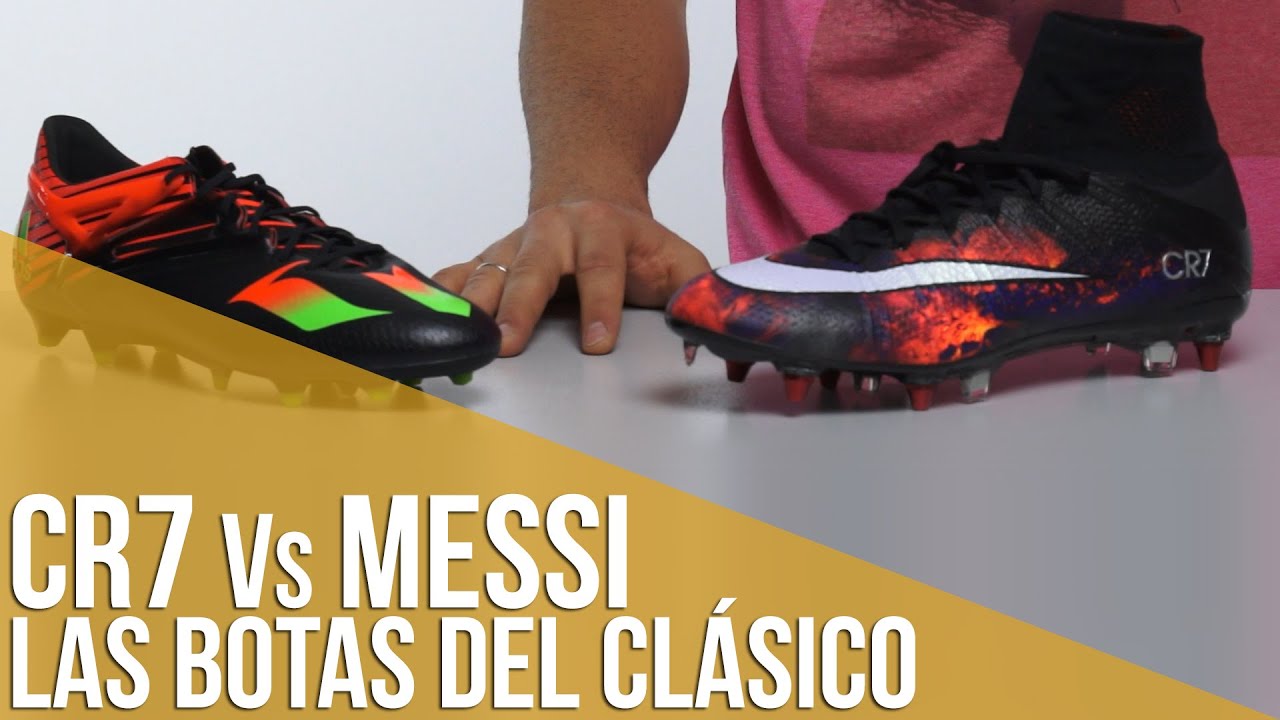 Ronaldo Vs. Messi // Las Botas del Real Madrid - Barcelona - YouTube