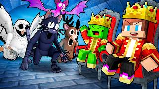 JJ and Mikey Became KINGS Of 99 NIGHTS FOREST in Minecraf...
