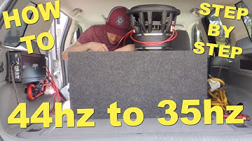 Tuning My Box To Hit Lower! | How To Tune a Ported Subwoofer Box/Enclosure