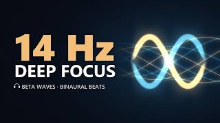 Information Deep Focus | 14 Hz Beta Binaural Beats + Brown Noise (2 Hours) Guide