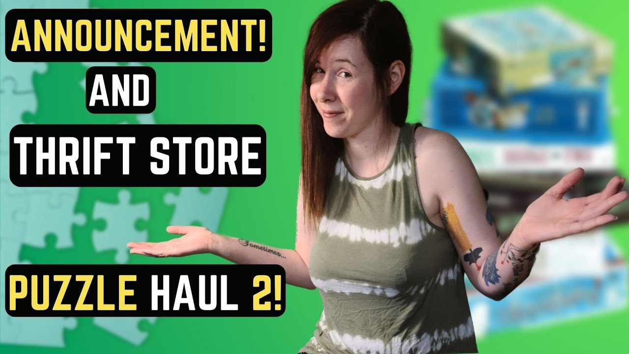 Announcement and Thrift Store Puzzle Haul 2!