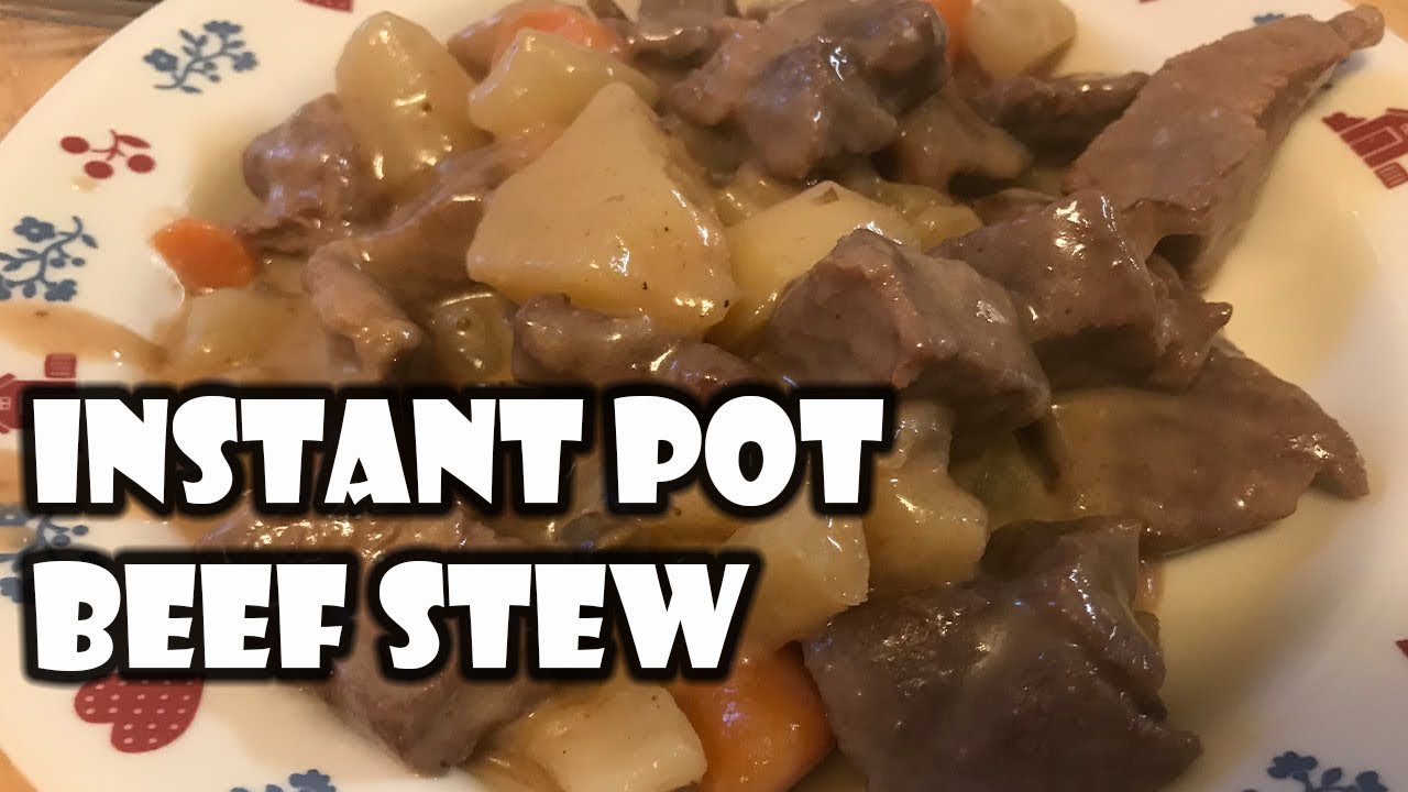Instant Pot Beef Stew BUMMERS BARBQ & SOUTHERN COOKING Easy
