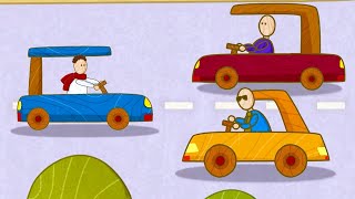 Машинки 🚓 Правостороннее Движение (34 Серия) 🚨 Развивающие Мультфильм Для Детей