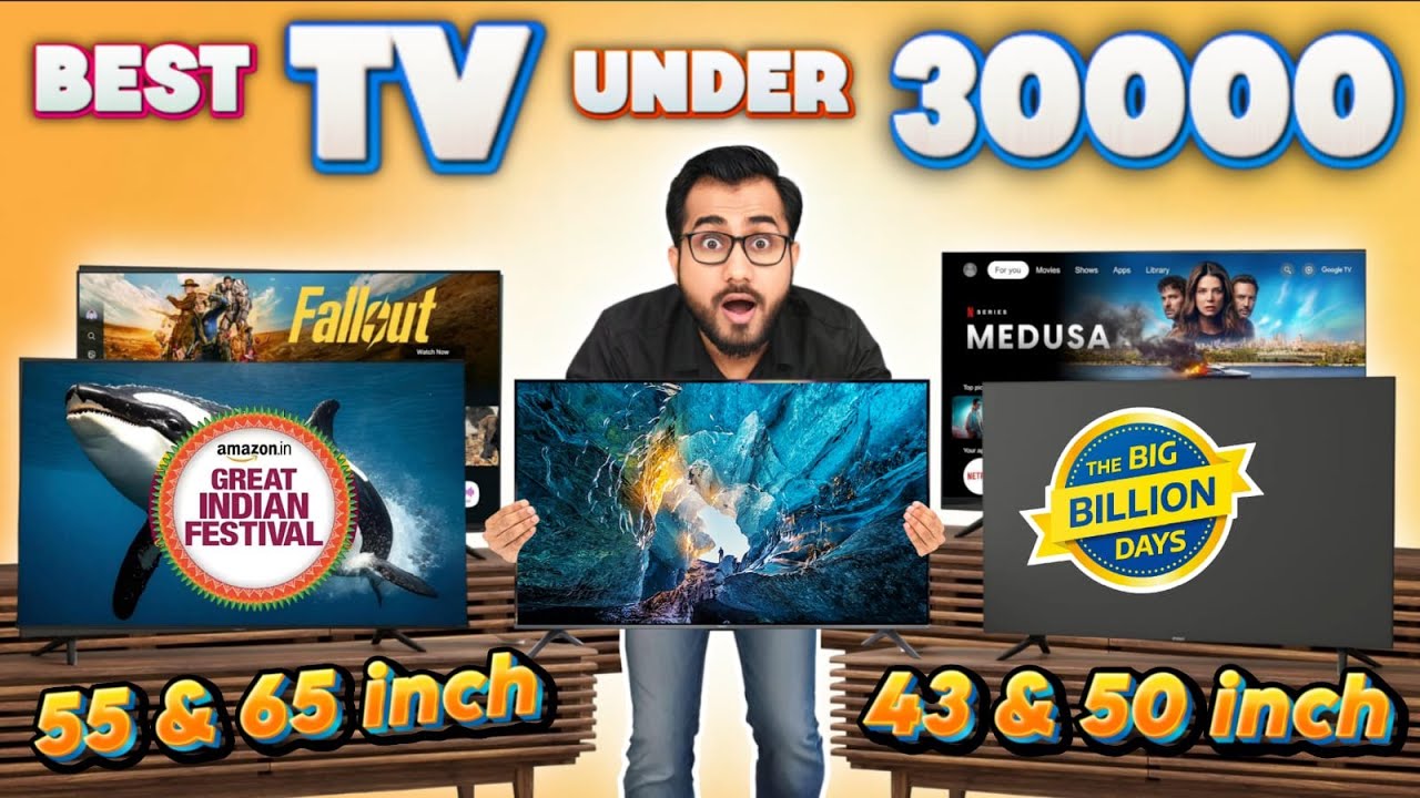 Best TV Under 30000 | 43 inch, 50 Inch and 55 Inch 4K TV in Amazon and ...