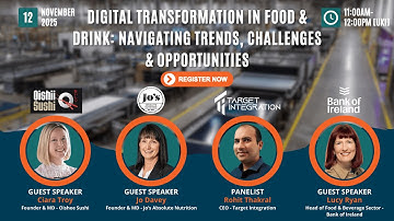Digital Transformation in Food & Drink | Navigating Trends, Challenges & Opportunities