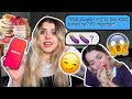 letting TINDER DECIDE WHAT I EAT for 24HRS (tinder matches pick what i cook)