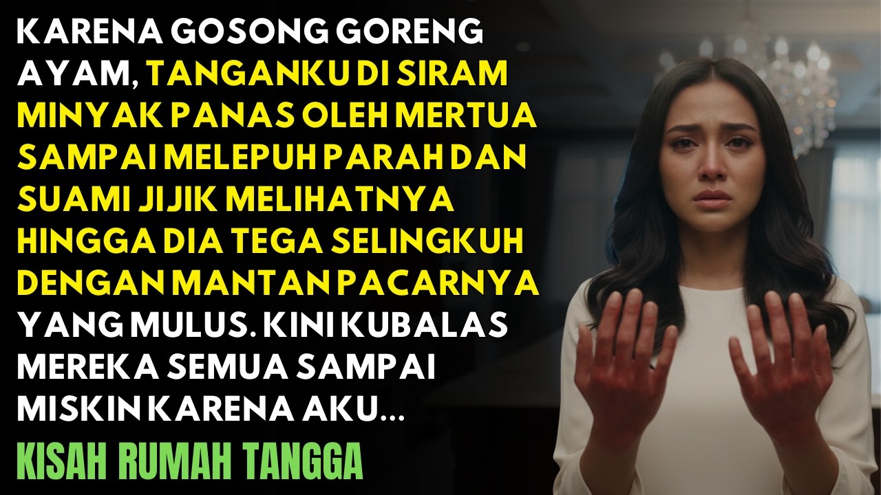 TANGANKU DISIRAM MINYAK PANAS OLEH MERTUA & SUAMI SELINGKUH! AKU BALAS DENDAM MEREKA GEMBEL...