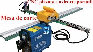 PANTOGRAFO PORTATIL CON PLASMA OXICORTE - YouTube