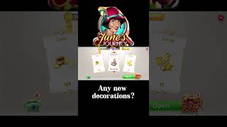 Did I get any new decorations from 5⭐️ boxes? June’s Journey game.