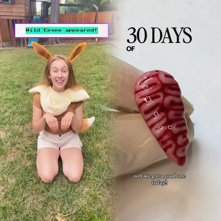 How to evolve Eevee into a ghost type @oxbrandi #fyp #pokemon #parody #eevee