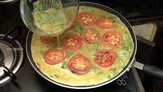 Tomato Omelette Recipe | Street Food