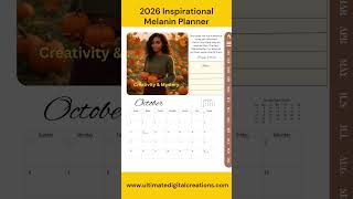 2026 Melanin Inspirational Planner — Plan, Pray, Prosper