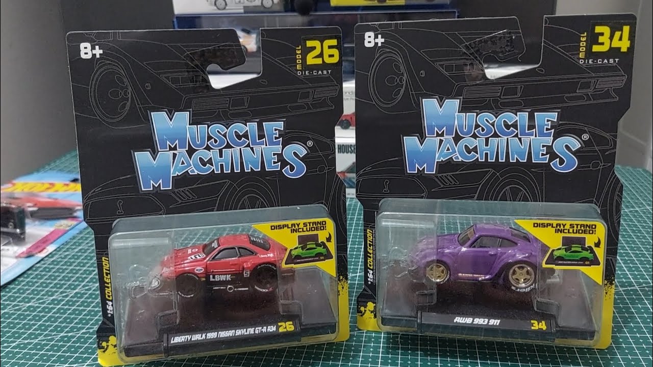 ASMR - bongkar LBWK & RWB Diecast keren dan terjangkau dari Muscle ...