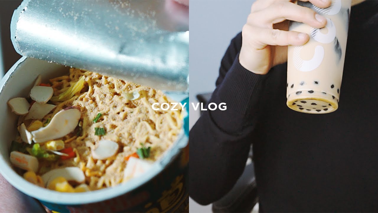 Cozy Day VLOG, Fried Rice, Netflix, CoCo Bubble Tea - Pepes Life