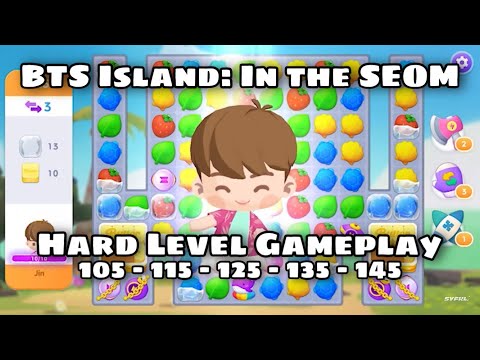 BTS Island: In the SEOM | Hard Level Gameplay | Lv. 105 - 115 - 125 - 135 - 145