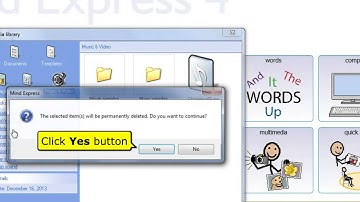 Mind Express 4 - Delete Music or Video from Media Library