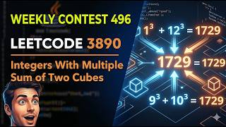 The Math Trick Behind LeetCode 3890! Integers With Multiple Sum of Two Cubes (Java)